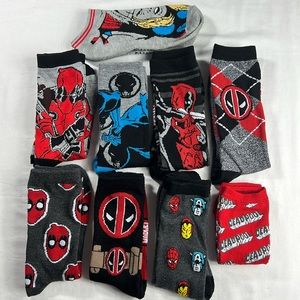 Marvel 9 Pair Superhero Socks
